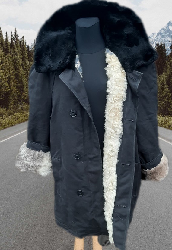 Soviet Military Winter Fur Jacket USSR