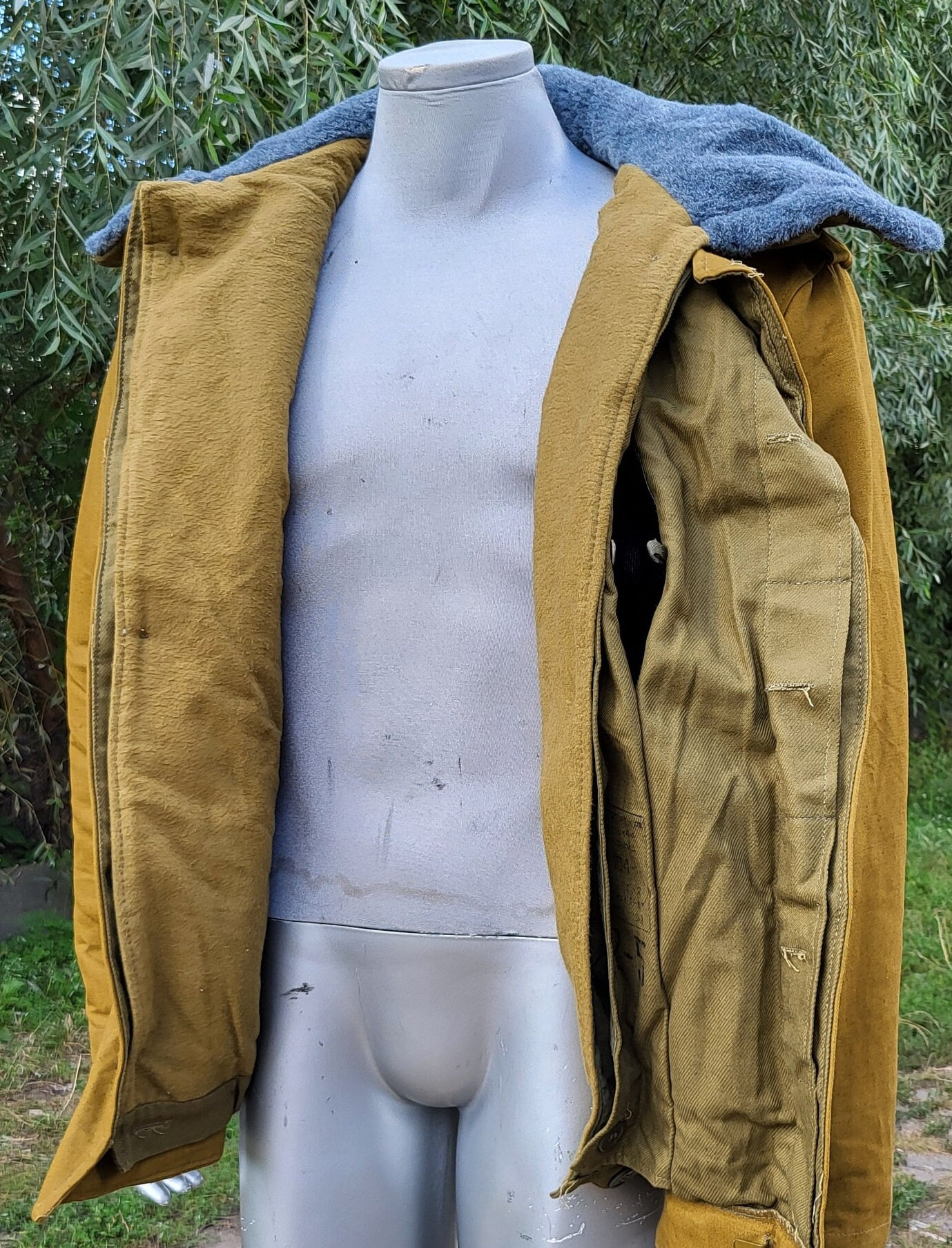 ジャケット・アウター 80s Russian military tankers jacket s-l1200.jpg