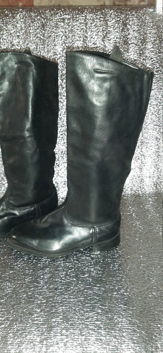 Officer Military Chrome Boots Soviet Army USSR - image 2