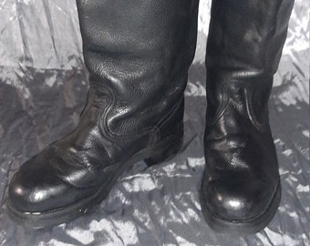 Officer's boots Yuft Leather USSR