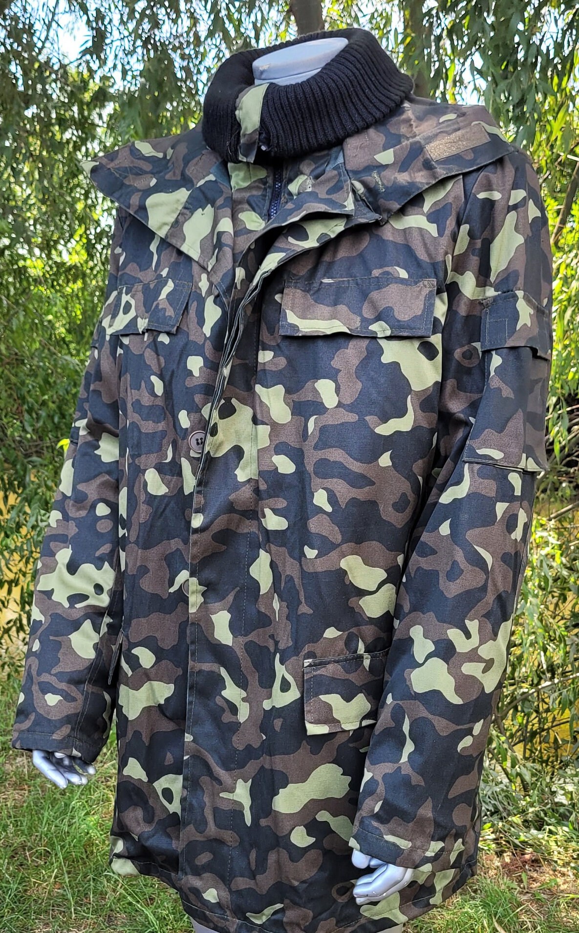 Winter military camouflage jacket Ukrainian Army 2000s