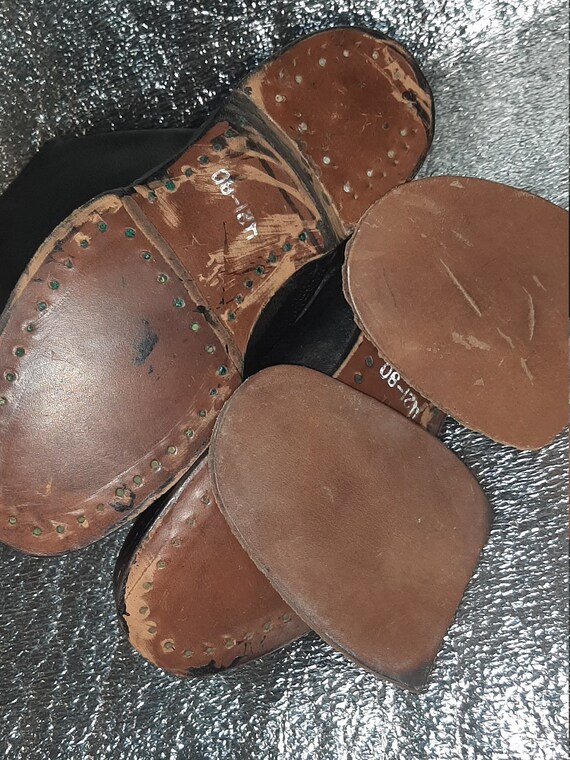 Russian military officer yuft boots Soviet army USSR - Gem