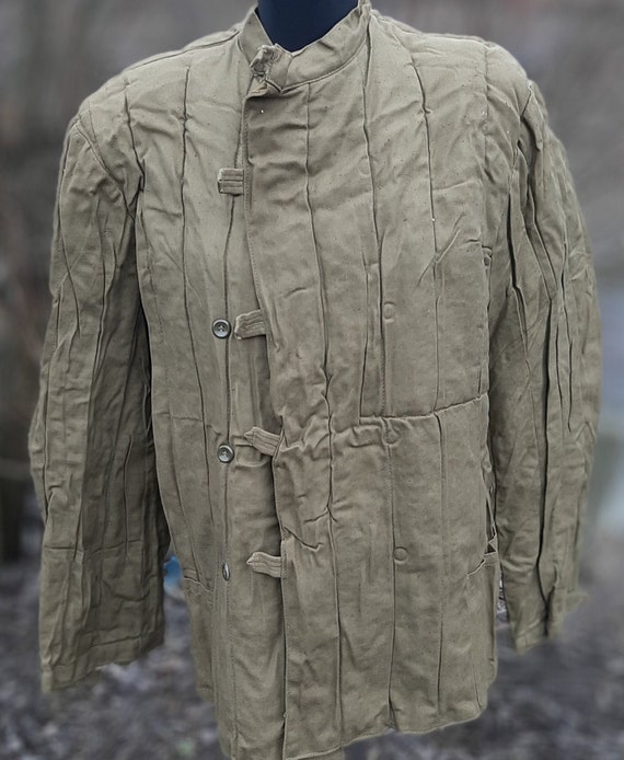 Soviet military jacket Telogreika FUFAIKA Ukraine… - image 2