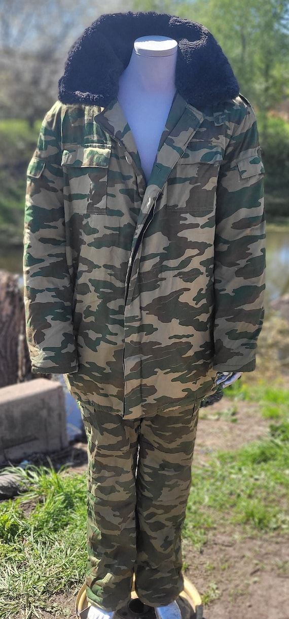 Military winter uniform jacket + pants camouflage… - image 2