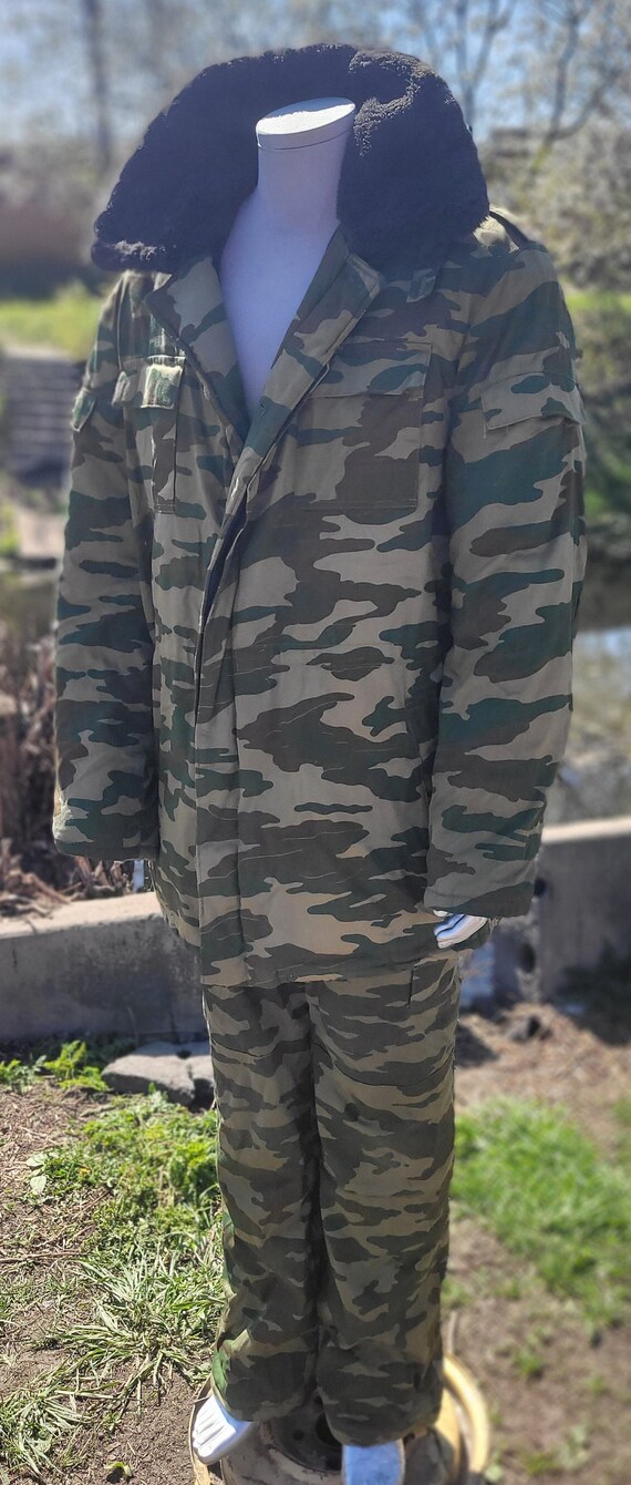 Military winter uniform jacket + pants camouflage… - image 4