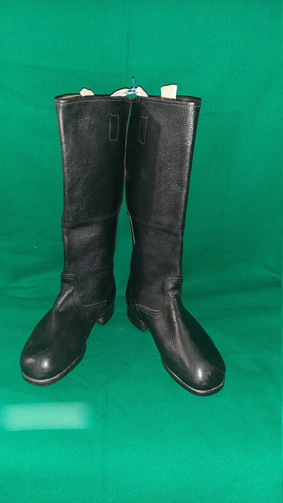 Army Soviet Military Officer Yuft Boots USSR - image 3