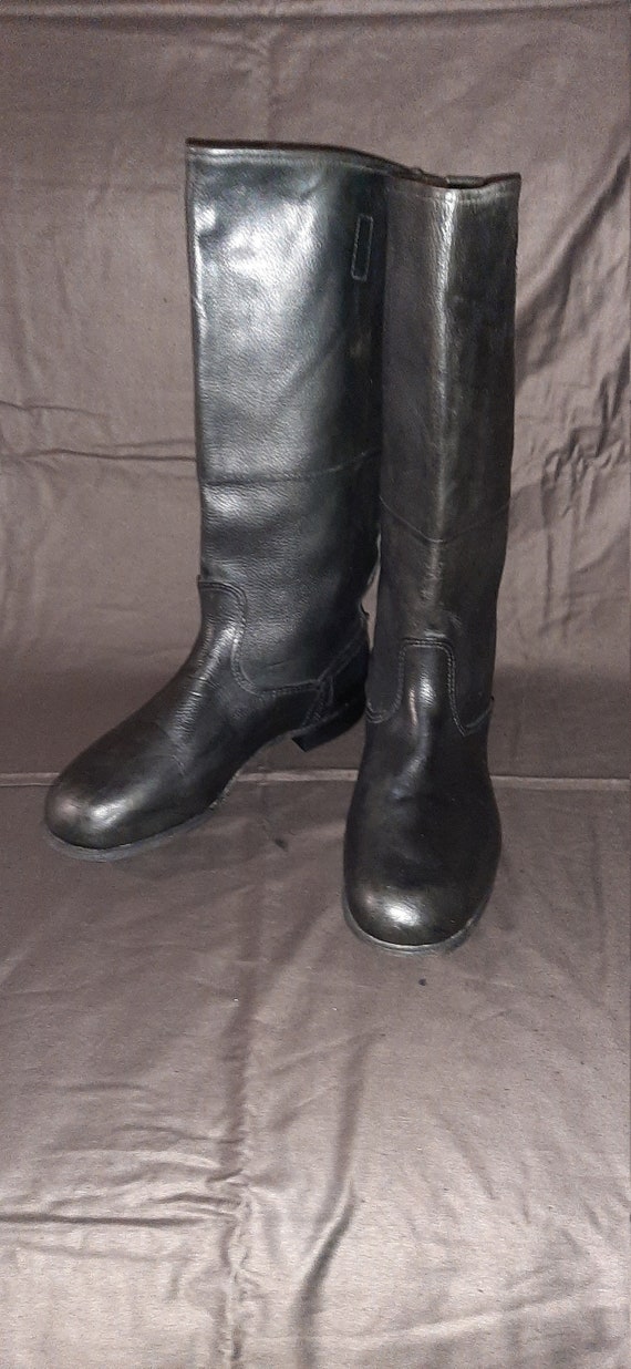 Military officer boots Red Army USSR Yuft boots