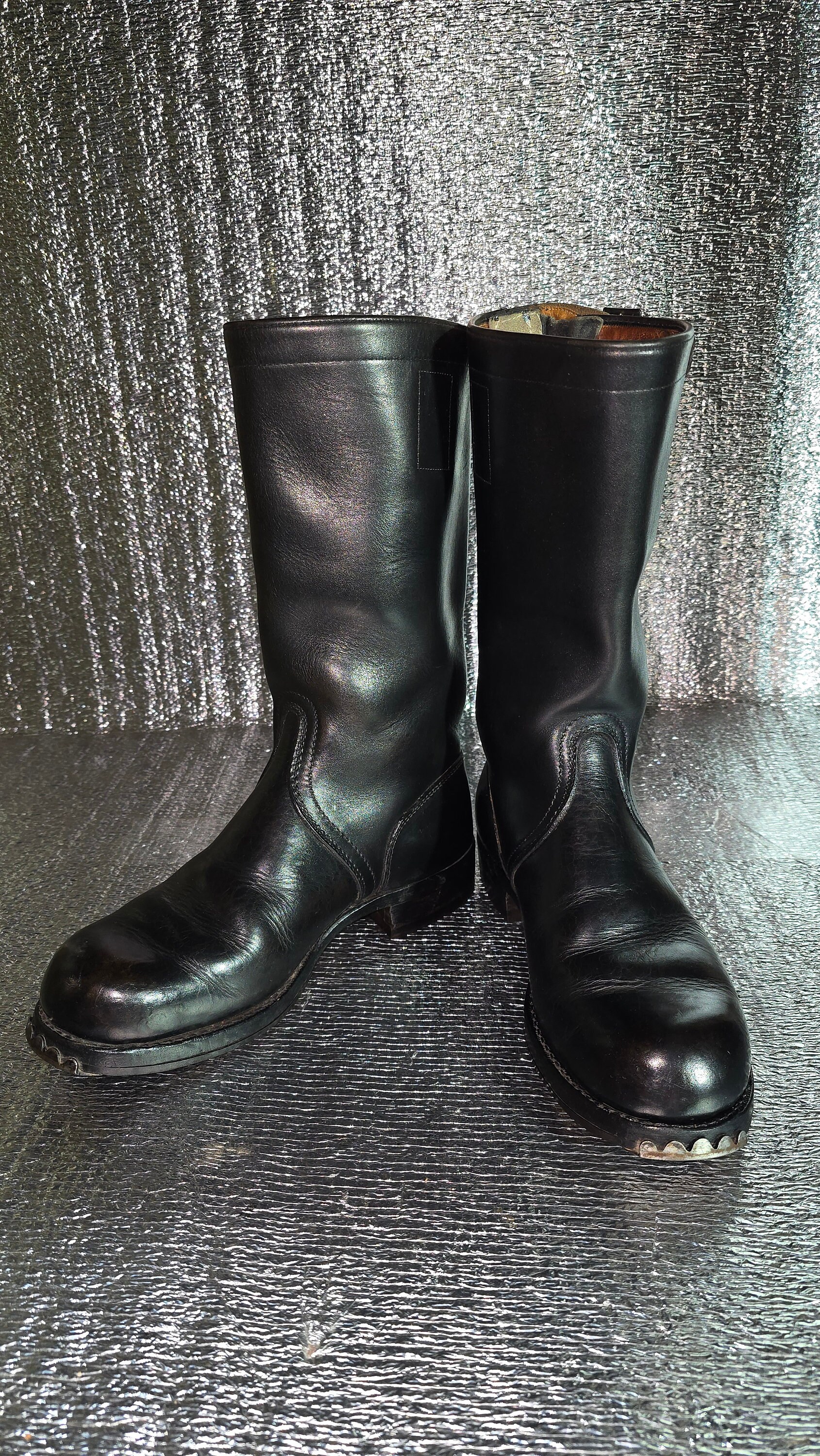 東ドイツ軍兵用ブーツ Yahoo!オークション - 東ドイツ軍 将校用ブーツ 乗馬靴
