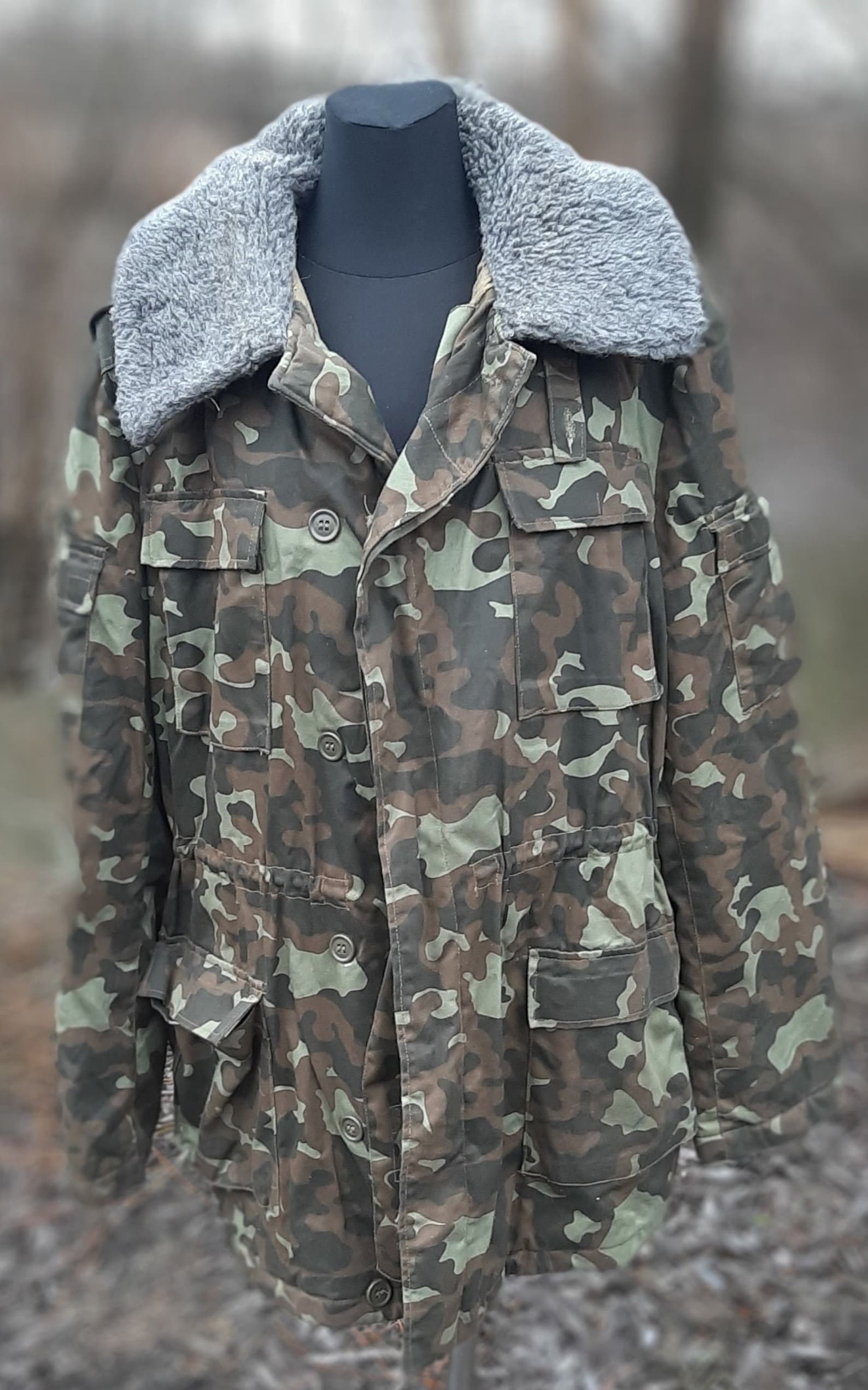 Russian Winter Camouflage Jacket VSR84 Etsy