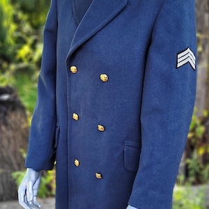 Vintage military wool coat