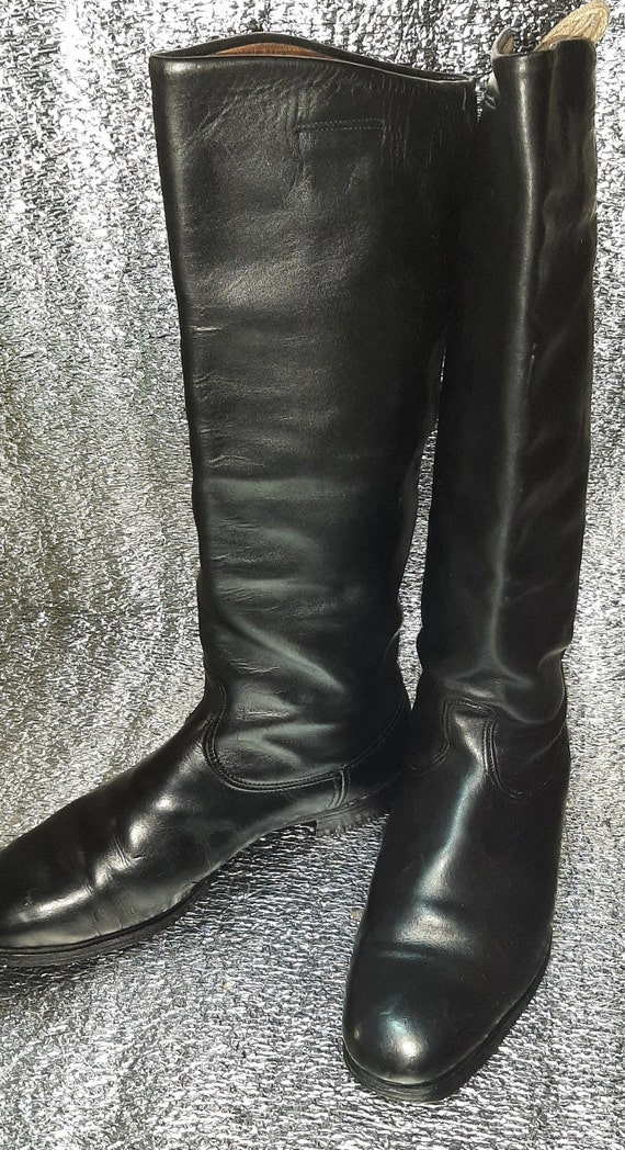 Soviet Military Leather Chrome Boots Highest Command Personnel | Etsy