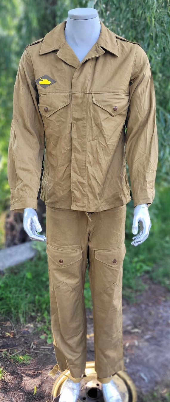 Soviet military uniform AFGAN jacket with pocket … - image 1