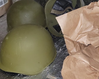 Raro casco protettivo da combattimento vintage SSH 40 esercito URSS anni &#39;50