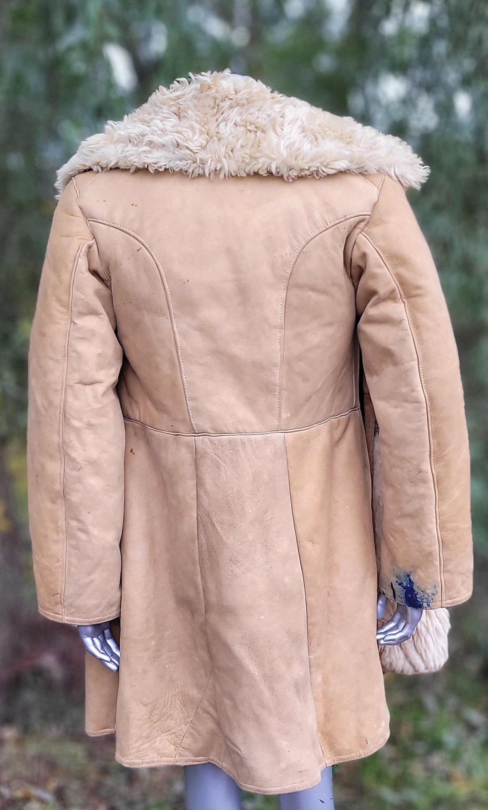 Vintage Military Fur Coat BEKESH Oviet Army USSR Etsy