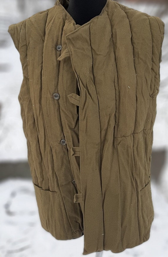Soviet military jacket Telogreika FUFAIKA Ukraine… - image 2