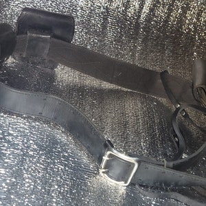 Vintage military belt with a holster and other special forces accessories from the 1990s