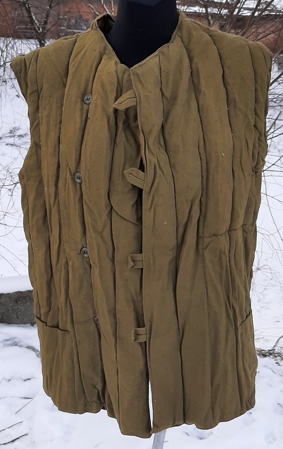 Soviet military jacket Telogreika FUFAIKA Ukraine 