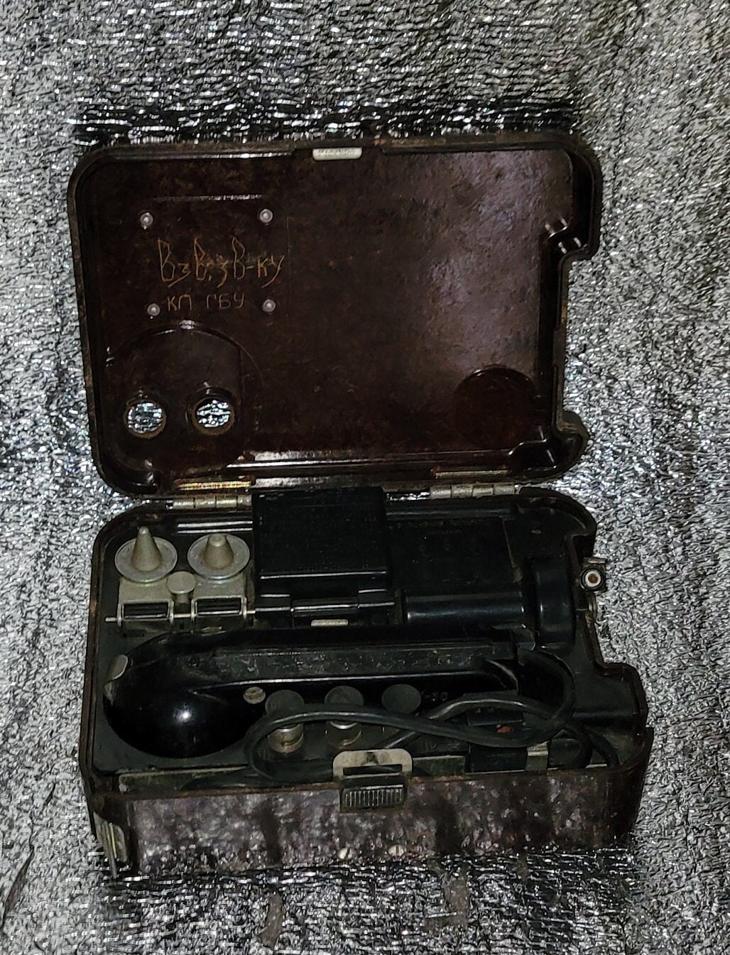 Vintage Rare Military Telephone With Morse Code Function
