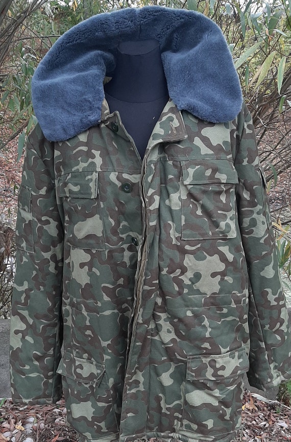 Military winter uniform Russian troops