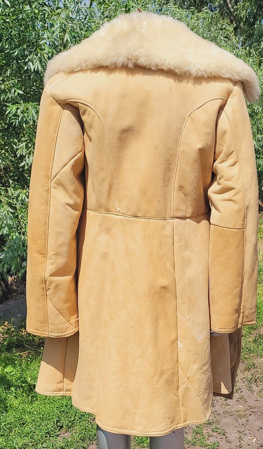 ヴィンテージ本革シープスキンコート BEKESHA USSR - Etsy 日本