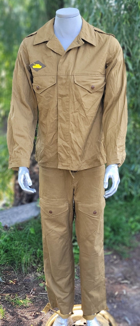 Soviet military uniform AFGAN jacket with pocket … - image 8