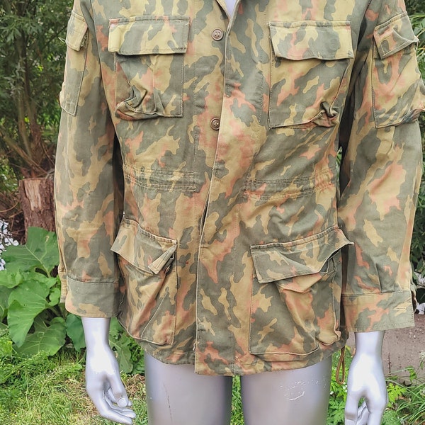 Vintage military camouflage tunic old sample FLORA army 1990s
