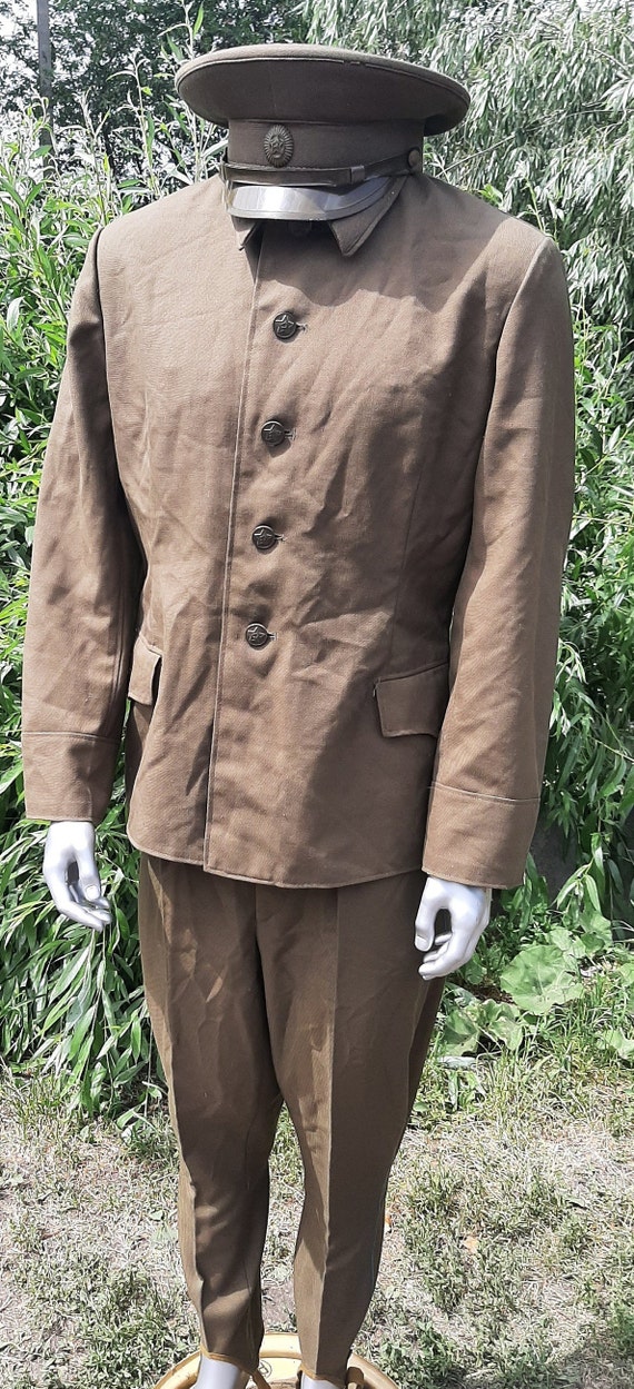 ソ連軍 m69野戦服 ズボン、ベルトセット はめ込め