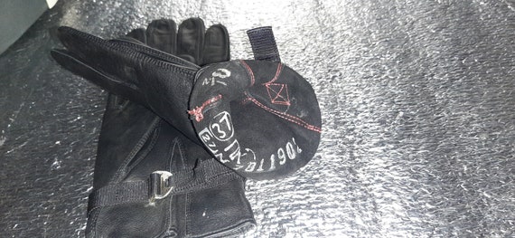 Vintage leather  gloves Soviet fighter pilots USSR - image 5