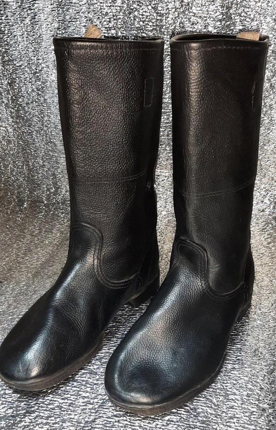 Vintage military boots Marine Corps NavySoviet Army U… Gem