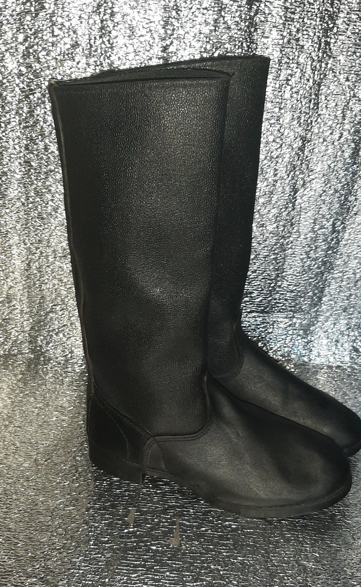 Vintage Soviet tarpaulin Kirza boots soldiers USSR