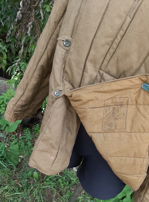 Soviet military jacket FUFAIKA Ukrainian army winter … - Gem