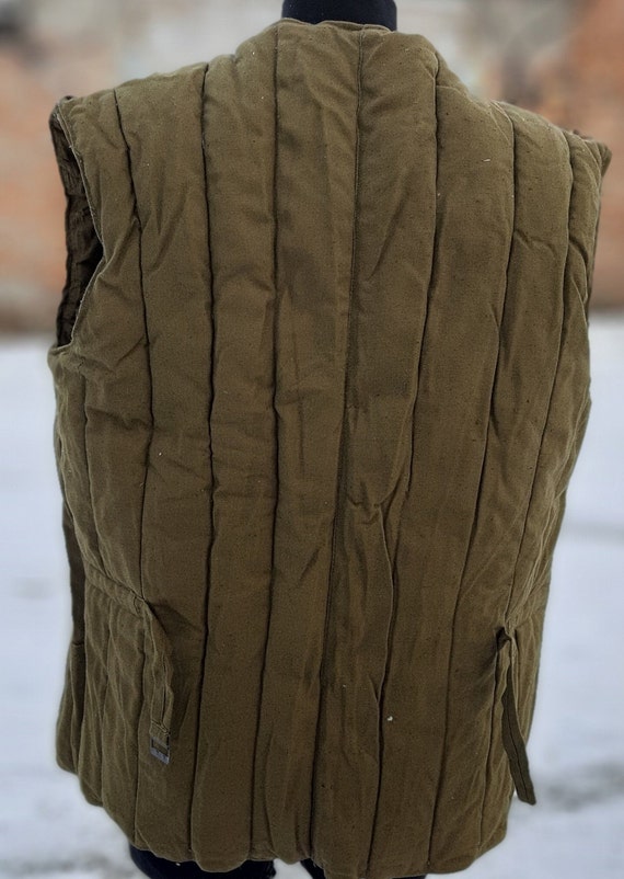 Soviet military jacket Telogreika FUFAIKA Ukraine… - image 9
