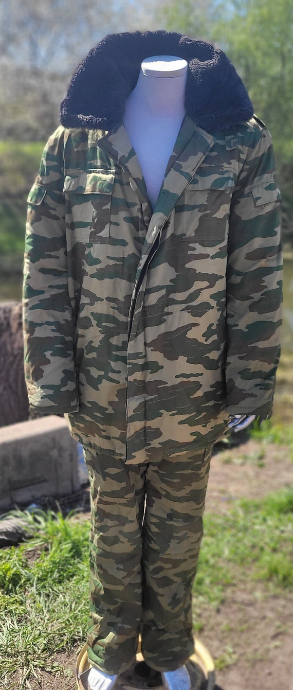 Military winter uniform jacket + pants camouflage… - image 6