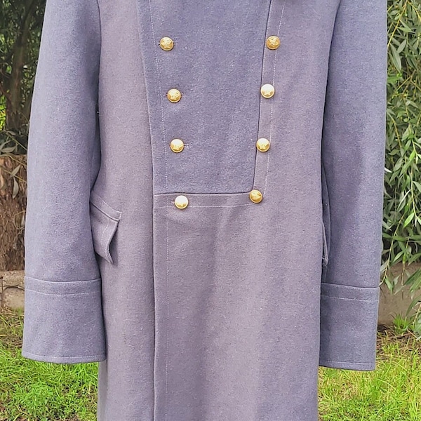 Vintage military woolen coat highest command staff USSR 1970s