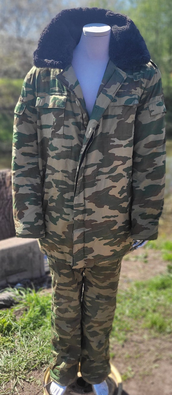 Military winter uniform jacket + pants camouflage… - image 7