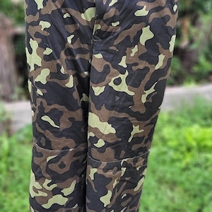 Vintage military camouflage pants Ukrainian army 1990