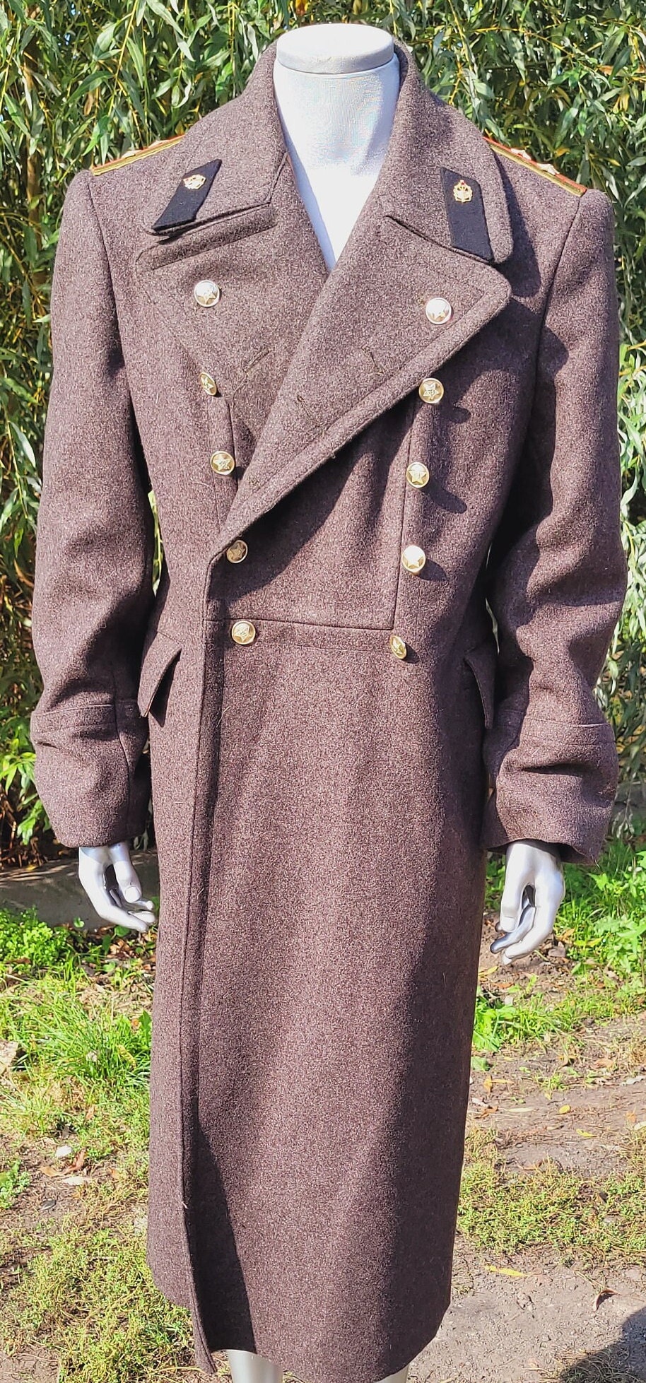 Vintage Military Wool Coat Overcoat Colonel USSR Army - Etsy