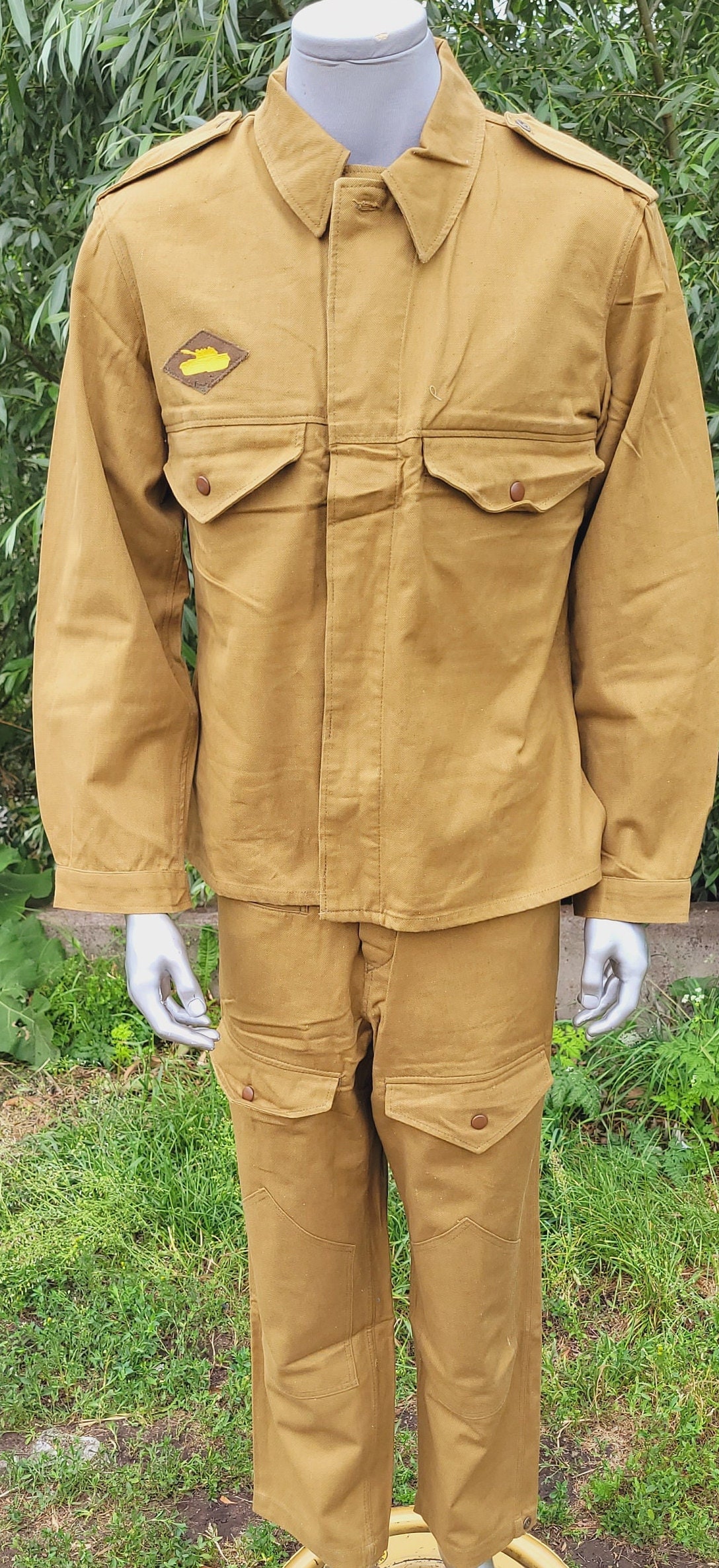 Military uniform tanker army USSR