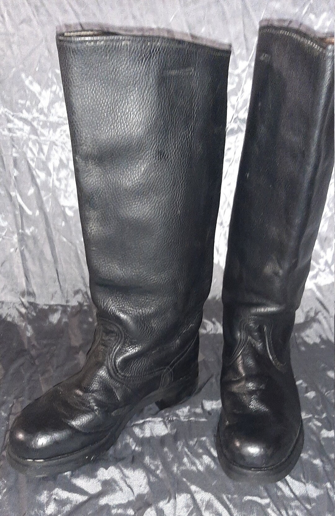 Officer's Boots Yuft Leather USSR - Etsy