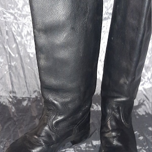 Officer&#39;s boots Yuft Leather USSR