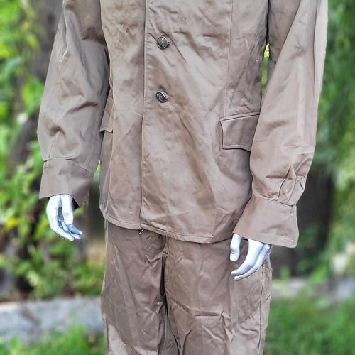 Vintage military soldier's field uniform shops Soviet army USSR