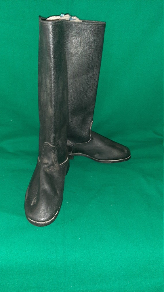 Army Soviet Kersey Kirza Boots USSR 1980s - image 3