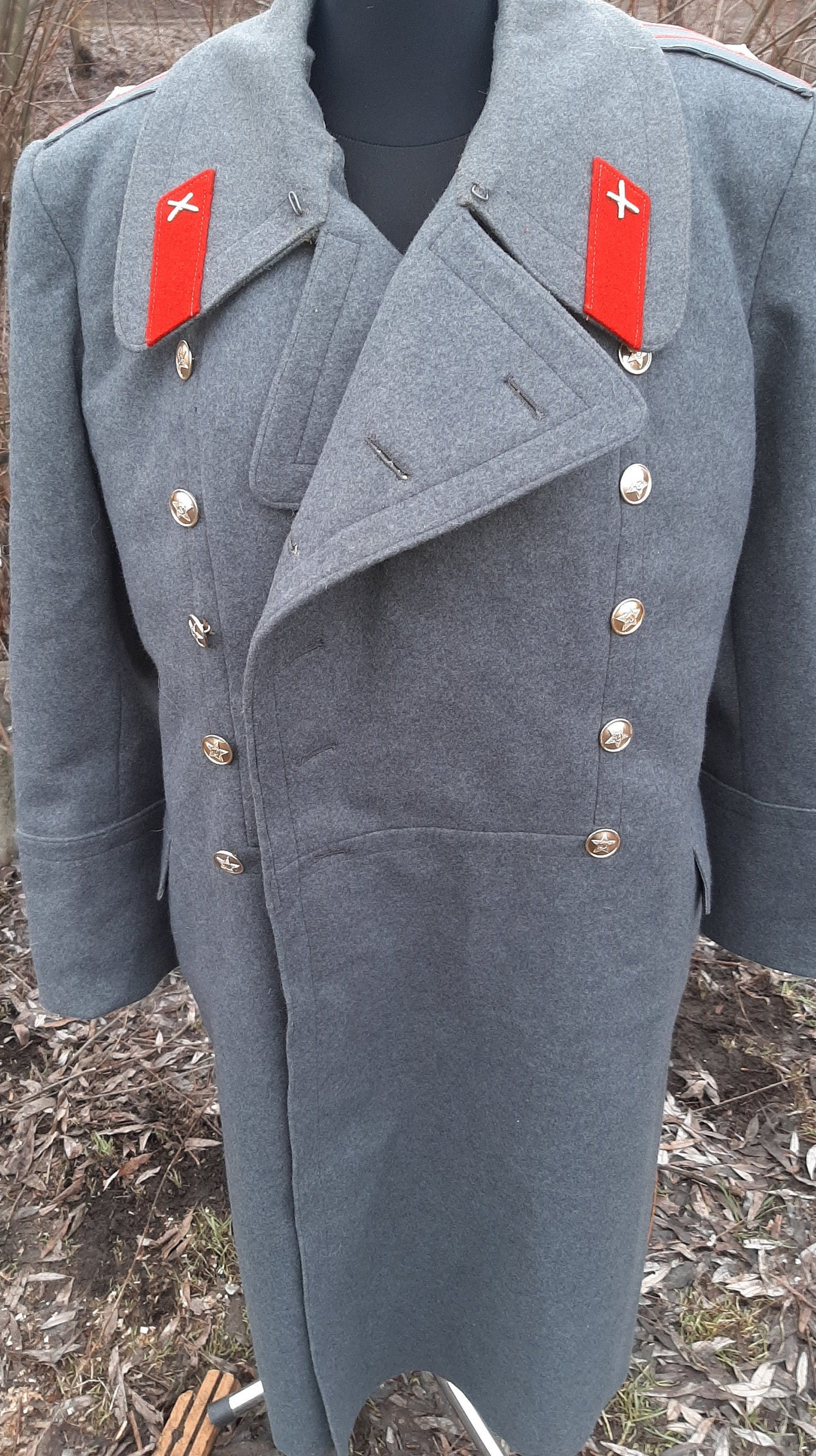Winter Heavy Soviet Coat, Overcoat Major USSR - Etsy