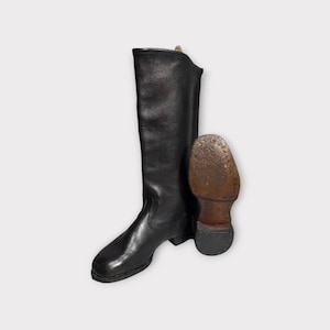 Military leather yuft boots Red Army USSR size 41