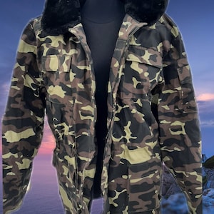 Camouflage winter Ukraine jacket