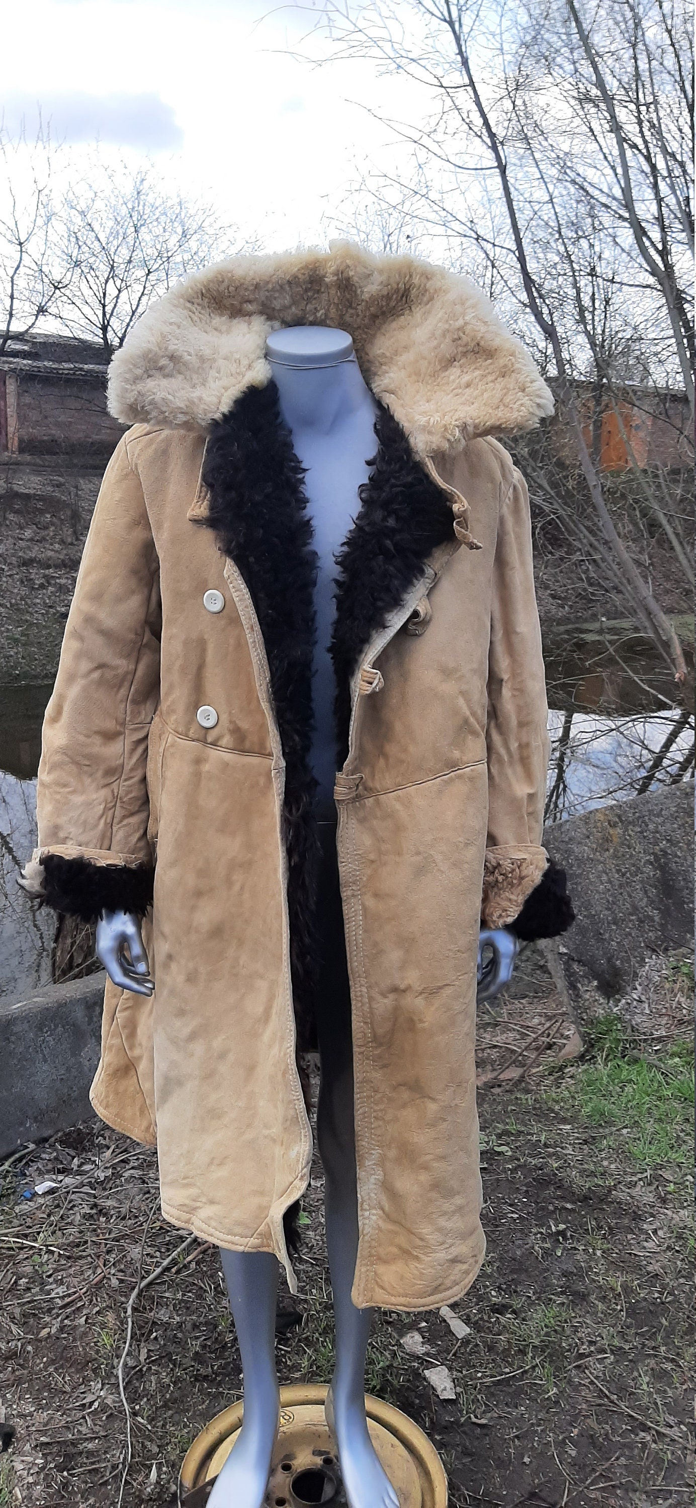 NAISSANCE】 MOUTON COLLAR MILITARY COAT NAISSANCE】 MOUTON COLLAR