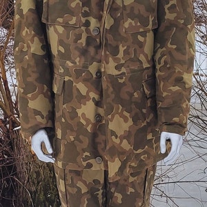 Vintage rare original combat winter uniform camouflage BUTANE special units USSR army