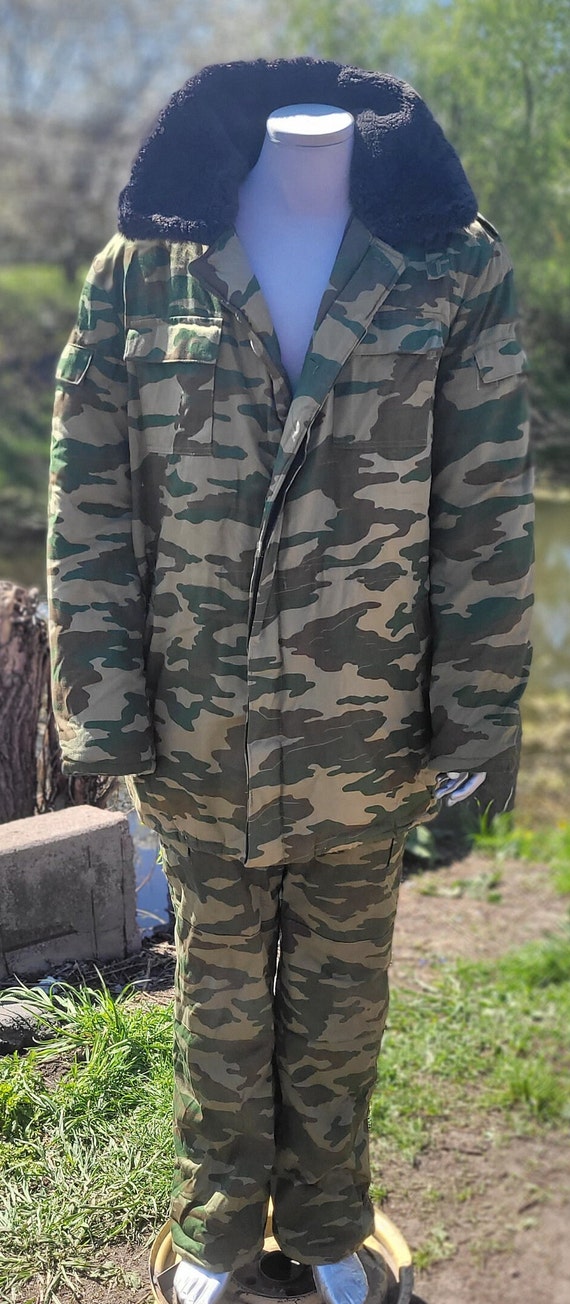 Military winter uniform jacket + pants camouflage… - image 3