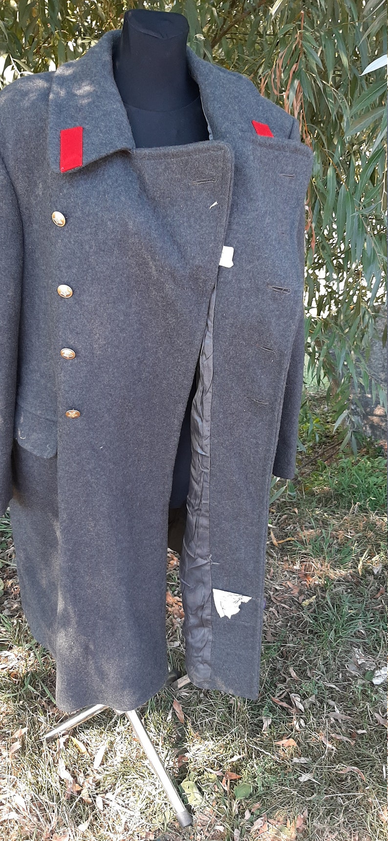 Russian Military Overcoat Coat Soviet Police USSR