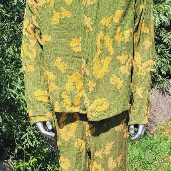 Vintage camouflage uniform for camouflage KZS army USSR 1970s